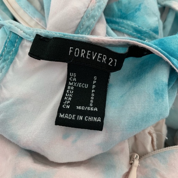 Blue Tie Dye Romper - Picture 4 of 4